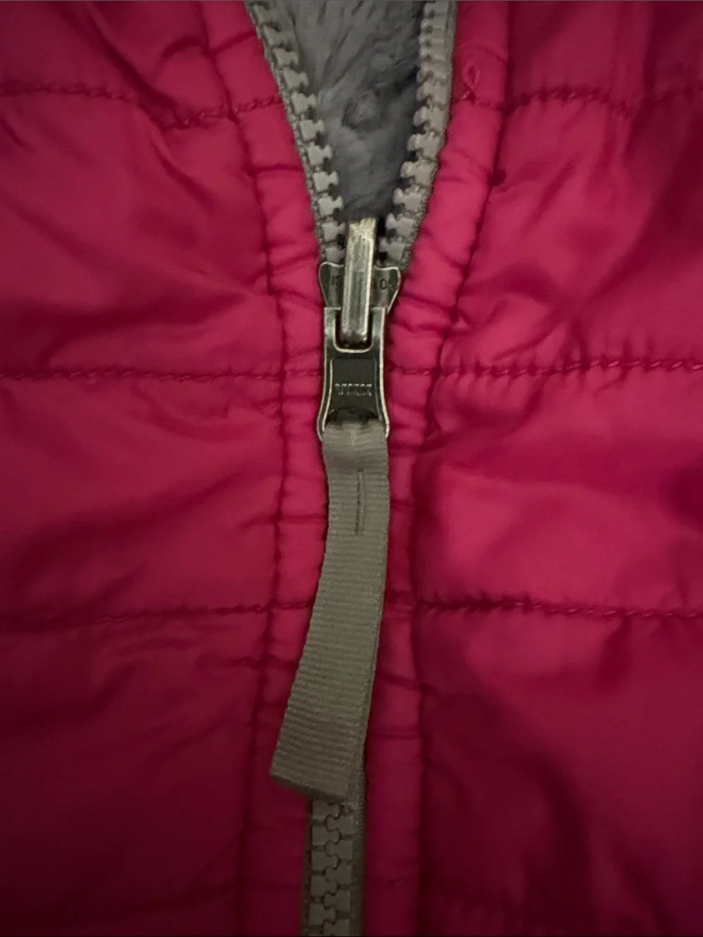 The North Face Hot Pink Quilted Puffer Jacket